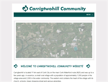 Tablet Screenshot of carrigtwohillcommunity.ie